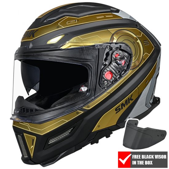SMK Agnar Cyborg Motorcycle Helmet at JTS Biker Clothing